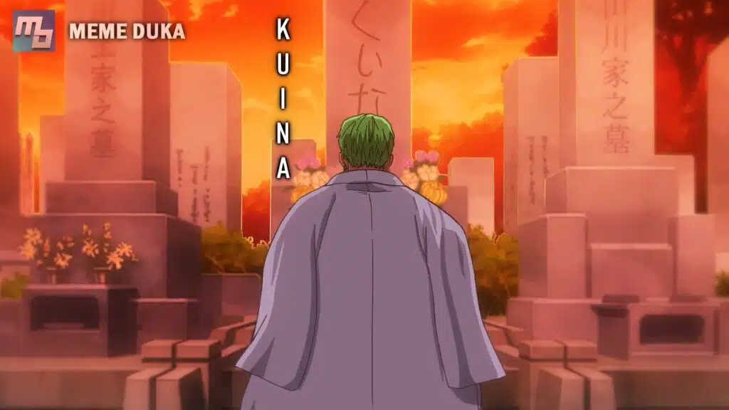 Zoro, the greatest swordsman, visits Kuina's grave (Animation)