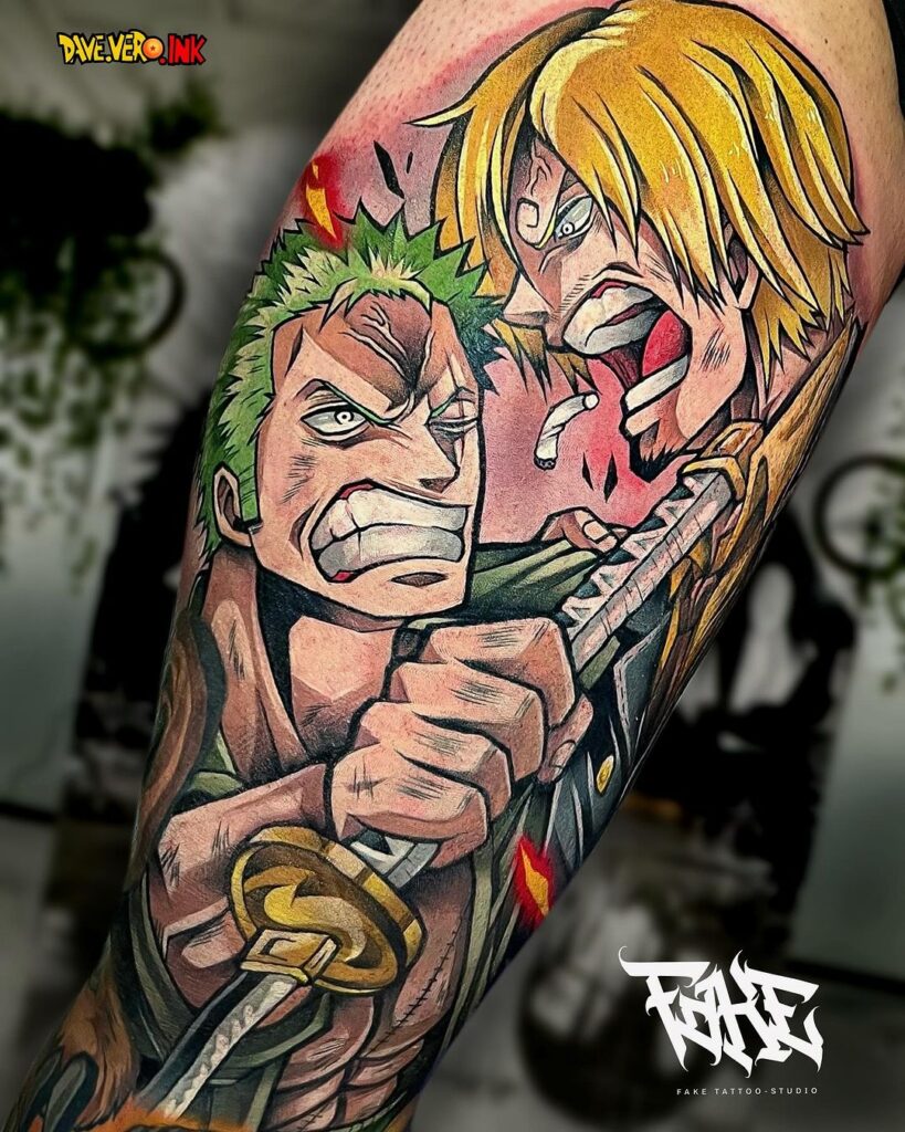 Zoro x Sanji tattoo