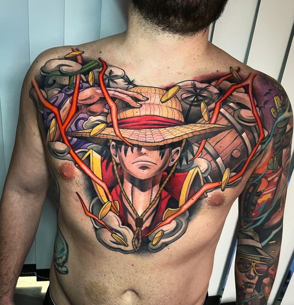 Luffy tattoo (One Piece)